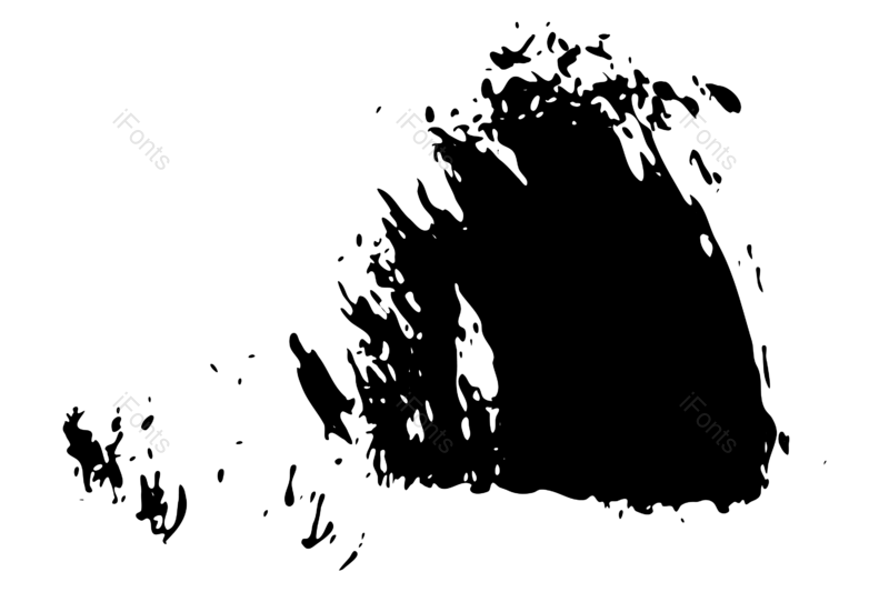 水墨图片,油画笔触元素,墨迹PNG,墨水免抠素材